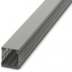 Cable duct for installation and mounting in control cabinets, gray, 60×60×2000 mm