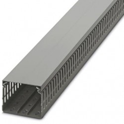 Cable duct for installation and mounting in control cabinets, gray, 80×60×2000 mm