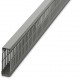 Cable duct for installation and mounting in control cabinets, gray, 25×80×2000 mm