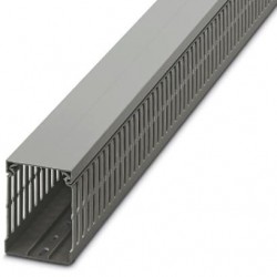 Cable duct for installation and mounting in control cabinets, gray, 60×80×2000 mm