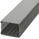 Cable duct for installation and mounting in control cabinets, gray, 120×80×2000 mm