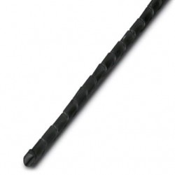 Spiral hose, black, 25 m, width: 40 mm, for cabels 7..40 mm