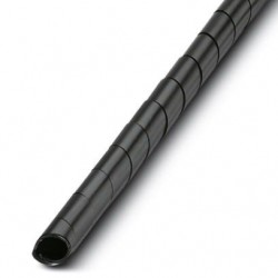 Spiral hose, black, 25 m, width: 70 mm, for cabels 13..70 mm