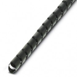 Spiral hose, black, 20 m, width: 80 mm, for cabels 15..80 mm