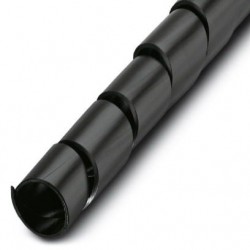 Spiral hose, black, 20 m, width: 150 mm, for cabels 25..150 mm