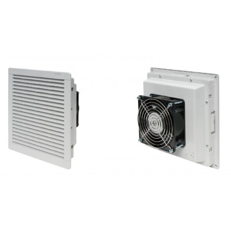 Filter fan 105 m3h, 24 W, 230V, 50Hz, RAL 7035, IP54, 250x250x111mm
