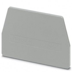 End cover, l: 61 mm, w: 2.2 mm, h: 41.5 mm, gray