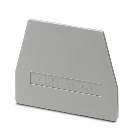 End cover, l: 61 mm, w: 2.2 mm, h: 48.5 mm, gray