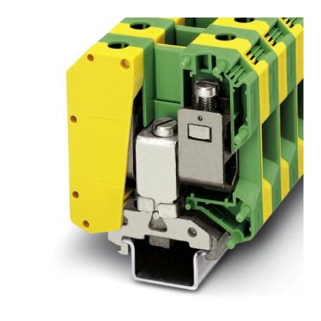 Ground modular terminal block, screw connection, No. of connections: 2, No. of positions: 1, cross section: 16 mm2 - 50 mm2, 