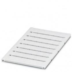 Oznake za redne stezaljke, UC-TM 10, bijela neoznačena pločica, za redne stezaljke š: 10.2 mm, polje tiska: 9.6 x 10.5 mm, b