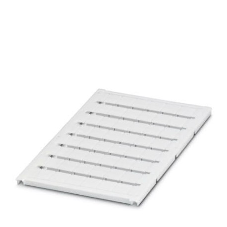 Oznake za redne stezaljke, UC-TM 10, bijela neoznačena pločica, za redne stezaljke š: 10.2 mm, polje tiska: 9.6 x 10.5 mm, b