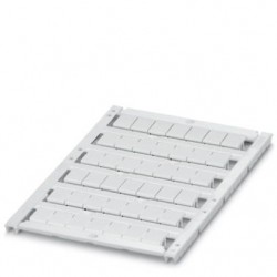 Oznake za redne stezaljke, UCT-TM 8, bijela neoznačena pločica, za redne stezaljke š: 8.2 mm, polje tiska: 7.6 x 10.5 mm, br