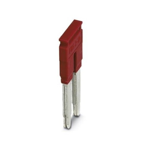 Plug-in bridge, pitch: 10.2 mm, No. of positions: 2, red