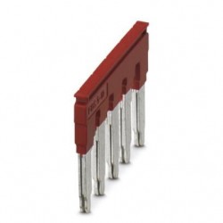 Plug-in bridge, pitch: 10.2 mm, No. of positions: 5, red