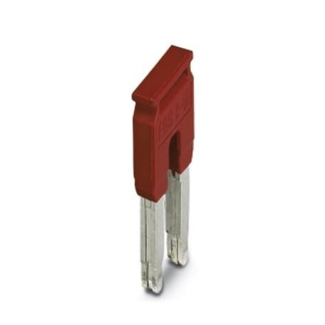 Plug-in bridge, pitch: 16 mm, l: 43.7 mm, w: 25.9 mm, No. of positions: 2, red