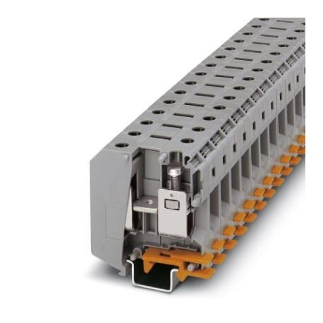 High-current terminal block, 1000 V, 150 A, screw connection, No. of connections: 2, cross section: 16 mm2 - 70 mm2, gray
