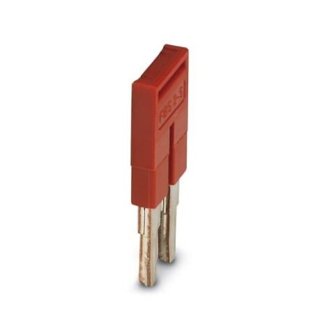 Plug-in bridge, pitch: 5.2 mm, l: 22.7 mm, w: 9 mm, No. of positions: 2, red
