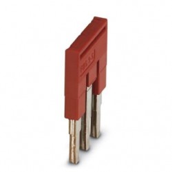 Plug-in bridge, pitch: 5.2 mm, l: 22.7 mm, w: 14.2 mm, No. of positions: 3, red