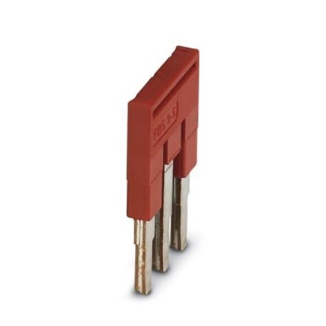Plug-in bridge, pitch: 5.2 mm, l: 22.7 mm, w: 14.2 mm, No. of positions: 3, red