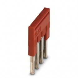 Plug-in bridge, pitch: 5.2 mm, l: 22.7 mm, w: 19.4 mm, No. of positions: 4, red