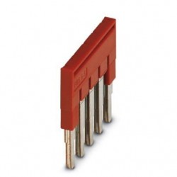 Plug-in bridge, pitch: 5.2 mm, l: 23 mm, w: 24.6 mm, No. of positions: 5, red