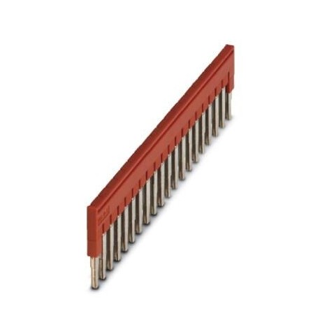 Plug-in bridge, pitch: 5.2 mm, No. of positions: 20, red