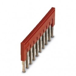 Plug-in bridge, pitch: 6.2 mm, w: 60.3 mm, No. of positions: 10, red