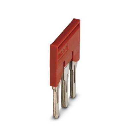 Plug-in bridge, pitch: 8.2 mm, w: 22.9 mm, No. of positions: 3, red