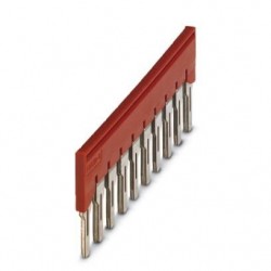 Plug-in bridge, pitch: 8.2 mm, w: 80.3 mm, No. of positions: 10, red