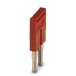 Plug-in bridge, pitch: 6.2 mm, w: 10.7 mm, No. of positions: 2, red
