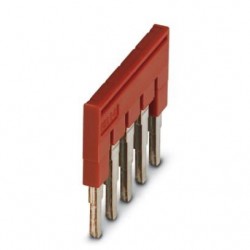 Plug-in bridge, pitch: 6.2 mm, w: 29.3 mm, No. of positions: 5, red