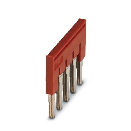 Plug-in bridge, pitch: 6.2 mm, w: 29.3 mm, No. of positions: 5, red