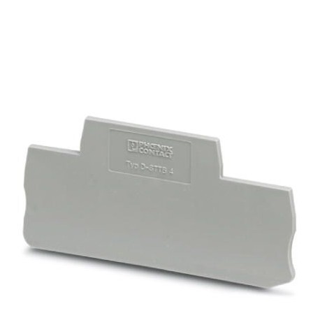 End cover, l: 83.5 mm, w: 2.2 mm, h: 39.7 mm, gray