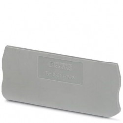 End cover, l: 71.5 mm, w: 2.2 mm, h: 29 mm, gray
