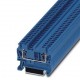 Feed-through terminal block, 800 V, 24 A, Spring-cage connection, No. of connections: 2, cross section: 0.08 mm2 - 4 mm2, blu