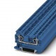 Feed-through terminal block, 800 V, 32 A, Spring-cage connection, No. of connections: 2, cross section: 0.08 mm2 - 6 mm2, blu