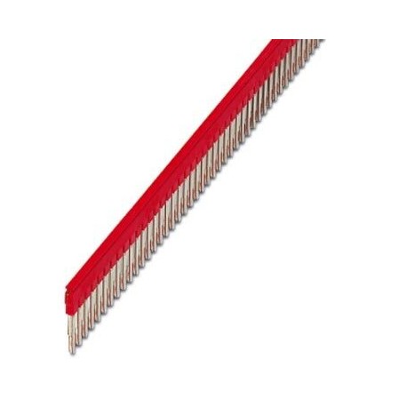Plug-in bridge, pitch: 6.2 mm, w: 308.3 mm, No. of positions: 50, red