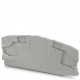 End cover, l: 99.8 mm, w: 2.2 mm, h: 49.6 mm, gray