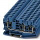 Feed-through terminal block, 1000 V, 57 A, Spring-cage connection, No. of connections: 3, cross section: 0.2 mm2 - 16 mm2, bl