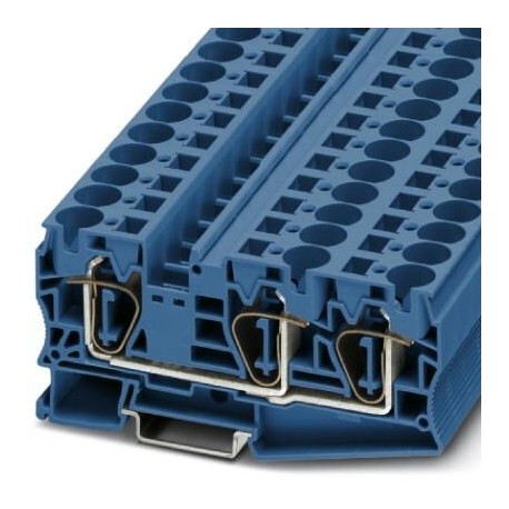 Redna stezaljka ST 16-TWIN BU, 1000 V, 76 A, opružni priključak, presjek: 0.2 mm2 - 25 mm2, plava