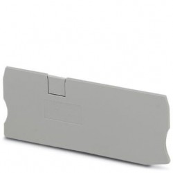 End cover, l: 108 mm, w: 2.2 mm, h: 44 mm, gray