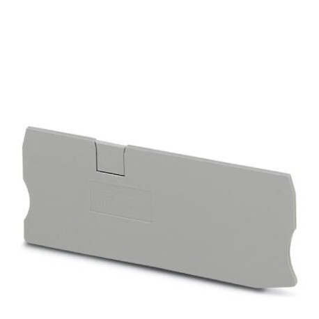 End cover, l: 108 mm, w: 2.2 mm, h: 44 mm, gray