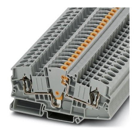 Test disconnect terminal block, 500 V, 30 A, Spring-cage connection, No. of connections: 2, cross section: 0.2 mm2 - 10 mm2, 