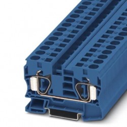 Feed-through terminal block, 1000 V, 57 A, Spring-cage connection, No. of connections: 2, cross section: 0.2 mm2 - 16 mm2, bl