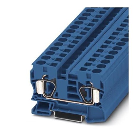 Feed-through terminal block, 1000 V, 57 A, Spring-cage connection, No. of connections: 2, cross section: 0.2 mm2 - 16 mm2, bl