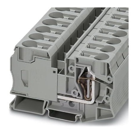 Feed-through terminal block, 1000 V, 125 A, Spring-cage connection, No. of connections: 2, cross section: 2.5 mm2 - 35 mm2, g