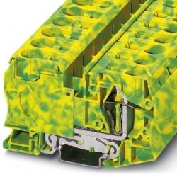 Ground modular terminal block, Spring-cage connection, No. of connections: 2, cross section: 2.5 mm2 - 35 mm2, green-yellow