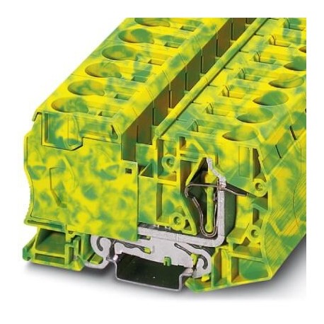 Redna stezaljka ST 35-PE, opružni priključak, presjek: 2.5 mm2 - 35 mm2, žuto-zelena