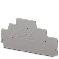 End cover, l: 99.5 mm, w: 2.2 mm, h: 50.3 mm, gray