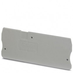 End cover, l: 90.5 mm, w: 2.2 mm, h: 43.5 mm, gray